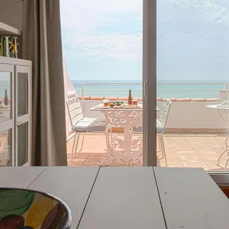 דירה Escapada Romantica En Atico Frente Al Mar Con Piscina *